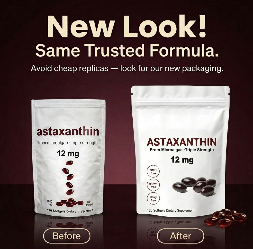 Premium Natural Astaxanthin 12mg