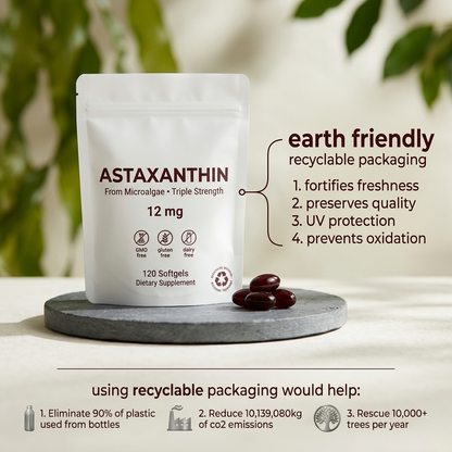 Premium Natural Astaxanthin 12mg